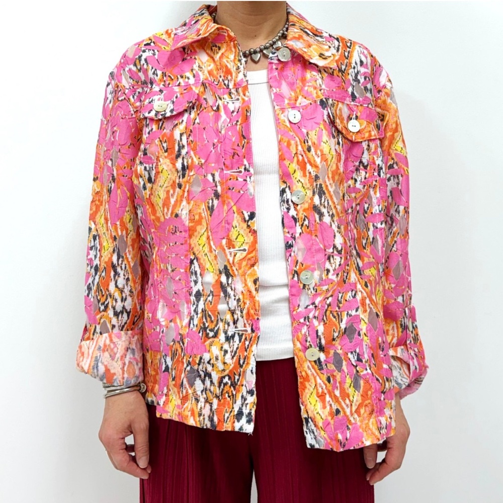 Ruby Rd. Women’s Colorful Summer Jacket Size: 20W